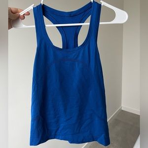 Blue Swiftly Tech Racerback Tank Top 2.0 
Race Length in size 4